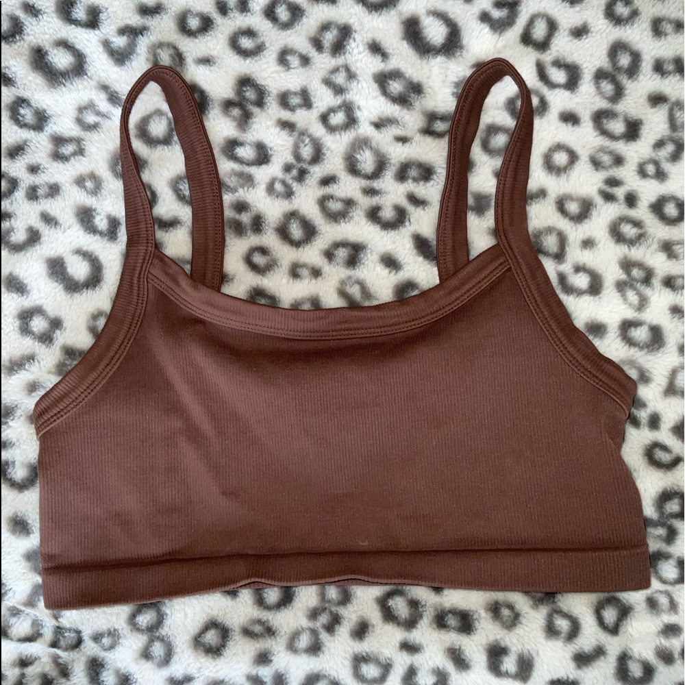 Brown crop-top